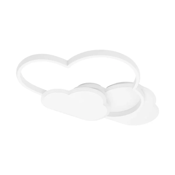 Sf15865306b81411da8f2db3e255b5652Q.webp Cloud Shape LED Ceiling Light Fixture Modern 3-Color Lighting Acrylic Ceiling Lamp for Living Room Bedroom Kid's Room 52x31cm