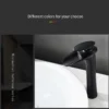 Modern White Bathroom Faucet Waterfall faucets Single Hole Cold and Hot Water Tap