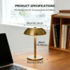 Sfa7c90287d9f4b1796a96d3e9cf460f3N.webp Mushroom Bedside Night Light with 1800mAh Battery, 3 Color Temperatures Adjustable, Button Control, USB Rechargeable