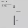 Nordic LED Cord Pendant Lighting for Kitchen Bedside Adjustable Line Suspended Hanging Lamps Chandelier
