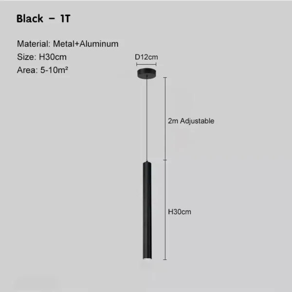 Nordic LED Cord Pendant Lighting for Kitchen Bedside Adjustable Line Suspended Hanging Lamps Chandelier