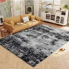 S030fba3d5fff4b28bd0d975f046ea7ae8.webp Stroke Abstract Area Rug Grunge Distressed Non‑Slip Carpet Floor Mat for Living Room Bedroom Home Decor