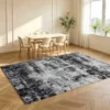 S05f02100ab6c4986ae2d63e887fd5be9u.webp Stroke Abstract Area Rug Grunge Distressed Non‑Slip Carpet Floor Mat for Living Room Bedroom Home Decor