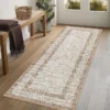 S0ab98d1ed3db442e83c00958dee95393y.webp Modern Bordered Runner Rug Soft Non Slip Runner Washable Floor Carpet