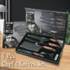 Kitchen Knife Set Stainless Steel Knife, 6-Piece Kitchen Tool Set, Fruit Knife, Essential Cooking Tools for Restaurants