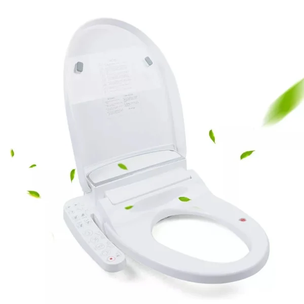 S245a6ab5ef8940fc8d8620a0ada0c106Z.webp Electric Bidet Toilet Seat Smart Automatic Deodorization Elongated Heated Self Cleaning for Bathroom