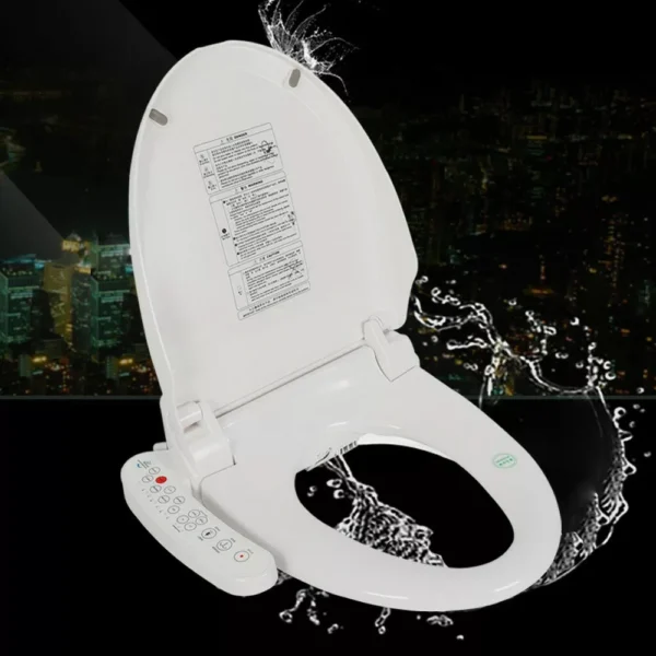 S2d90eb0a0bf942d2a0ea922c7b57f4ebu.webp Electric Bidet Toilet Seat Smart Automatic Deodorization Elongated Heated Self Cleaning for Bathroom