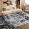 S3060fe0d46df42b9a16afe00aa3fbfadY.webp Stroke Abstract Area Rug Grunge Distressed Non‑Slip Carpet Floor Mat for Living Room Bedroom Home Decor