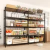 S3e17d590d29d4aa1893d7ce4e801f85ay-1.webp Heavy Duty Storage Shelves 4/5 Tiers Metal Shelving Unit Adjustable Organization Pantry Shelves for Kitchen Garage Commercial