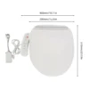 S490e520a67ae497aa9d9fb01e55ddfc84.webp Electric Bidet Toilet Seat Smart Automatic Deodorization Elongated Heated Self Cleaning for Bathroom