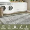 S49bdc80cd5de4a3c88d48c6fad456185G.webp Modern Bordered Runner Rug Soft Non Slip Runner Washable Floor Carpet