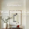 Wine Bar Cabinet, Mid Century Modern Sideboard, Wood Texture, 31.5", Dining Room, Living Room, Kitchen