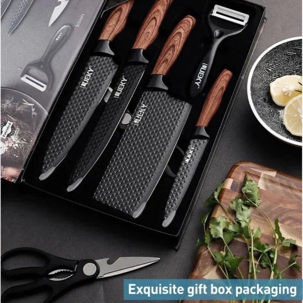 Kitchen Knife Set Stainless Steel Knife, 6-Piece Kitchen Tool Set, Fruit Knife, Essential Cooking Tools for Restaurants