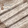 S9ec67b7c84724ad09be5900f8c0328afA.webp Modern Bordered Runner Rug Soft Non Slip Runner Washable Floor Carpet