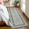 Sb24f464e599c4458bdc88d699b0e1ec3t-1.webp Modern Bordered Runner Rug Soft Non Slip Runner Washable Floor Carpet