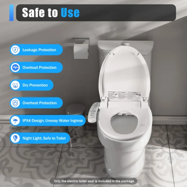Sb47cb46cc24142e2b470085f4acfa585h.webp Electric Bidet Toilet Seat Smart Automatic Deodorization Elongated Heated Self Cleaning for Bathroom
