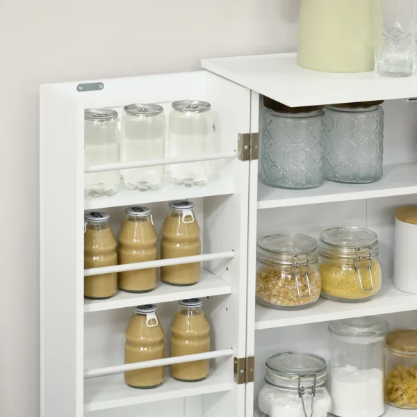 Sbc6d2ca0d6b34c49ba893f1371dc1b2a8.webp Modern Kitchen Pantry Freestanding Storage Cabinet with Double Doors Adjustable Shelves for kitchen, 41"
