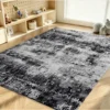 Sd6b0c6d97d3a4154b9f462acfba915145.webp Stroke Abstract Area Rug Grunge Distressed Non‑Slip Carpet Floor Mat for Living Room Bedroom Home Decor