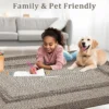 Se8e4660aa8ea4ca288ae5f5b5e201da7q-1.webp Garvee 8X10FT Boho Braided Carpets for Living Room Rugs Home Decor Non Shedding Carpet Moroccan