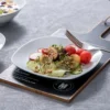 24-Piece Ceramic Porcelain Tableware Dinner Set Cereal Bowls Soup Dessert Plate Dinnerware Serive for 6 Person
