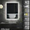 Sfb3bdefaf40f433baf0b43568e92fe75y.webp LED Bathroom Mirror, Frameless Backlit Vanity Mirror, Dimmable 3-Color Light, Anti-Fog, Touch Sensor