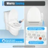 Sfb84d7ac33cf4abea65140a414918c221.webp Electric Bidet Toilet Seat Smart Automatic Deodorization Elongated Heated Self Cleaning for Bathroom