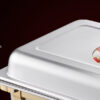 8 Qt 2 4 Pack Chafing Dish Buffet Set Stainless Steel Chafer with 4 Full Size Pans Rectangle Catering Warmer Server