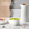 10 Ounce Porcelain Bowls Set 8 Pack Premium White Ceramic Bowls for Cereal, Soup, Salad, Pasta, Microwave & Dishwasher Safe