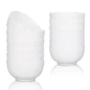 10 Ounce Porcelain Bowls Set 8 Pack Premium White Ceramic Bowls for Cereal, Soup, Salad, Pasta, Microwave & Dishwasher Safe